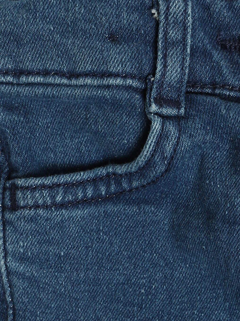 Elasticated Waist Embroidered Baby Girls' Jean Pants-2