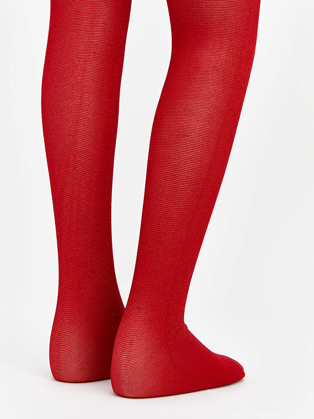 Kırmızı İnce Kız Çocuk Külotlu Çorap 2 'li-4