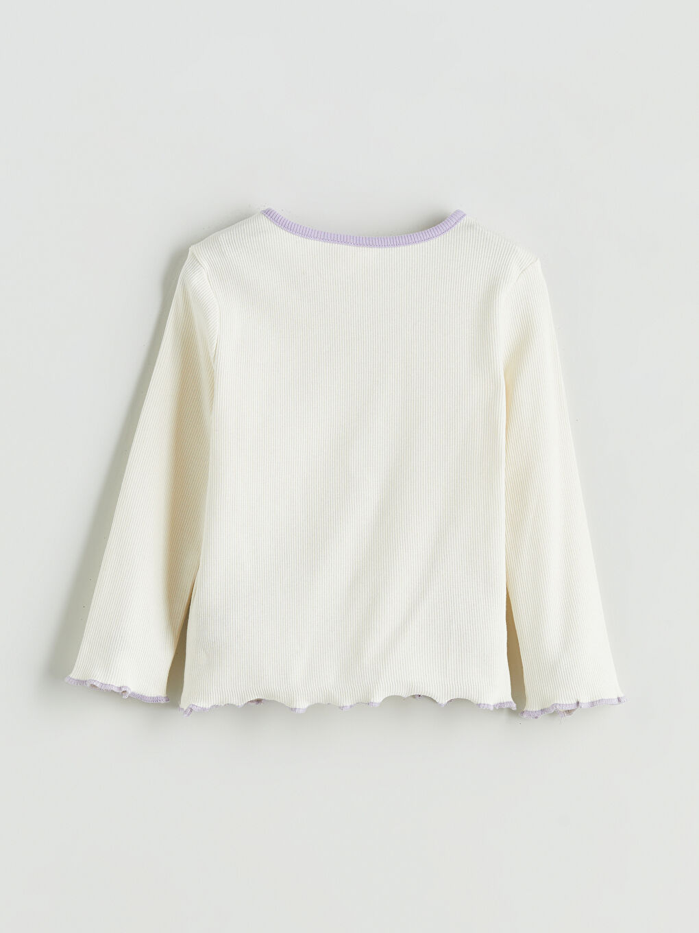 LCW Kids Crew Neck Kuromi Printed Girls' T-Shirt -W5I836Z1-FES
