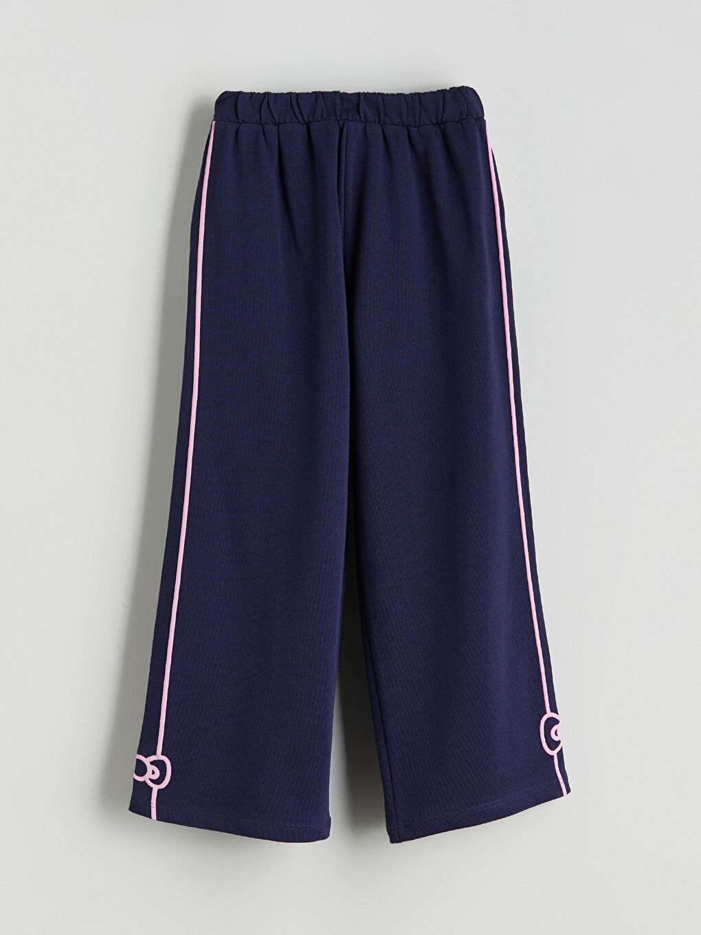 Lacivert Hello Kitty Baskılı Kız Çocuk Kalın Eşofman Altı-2