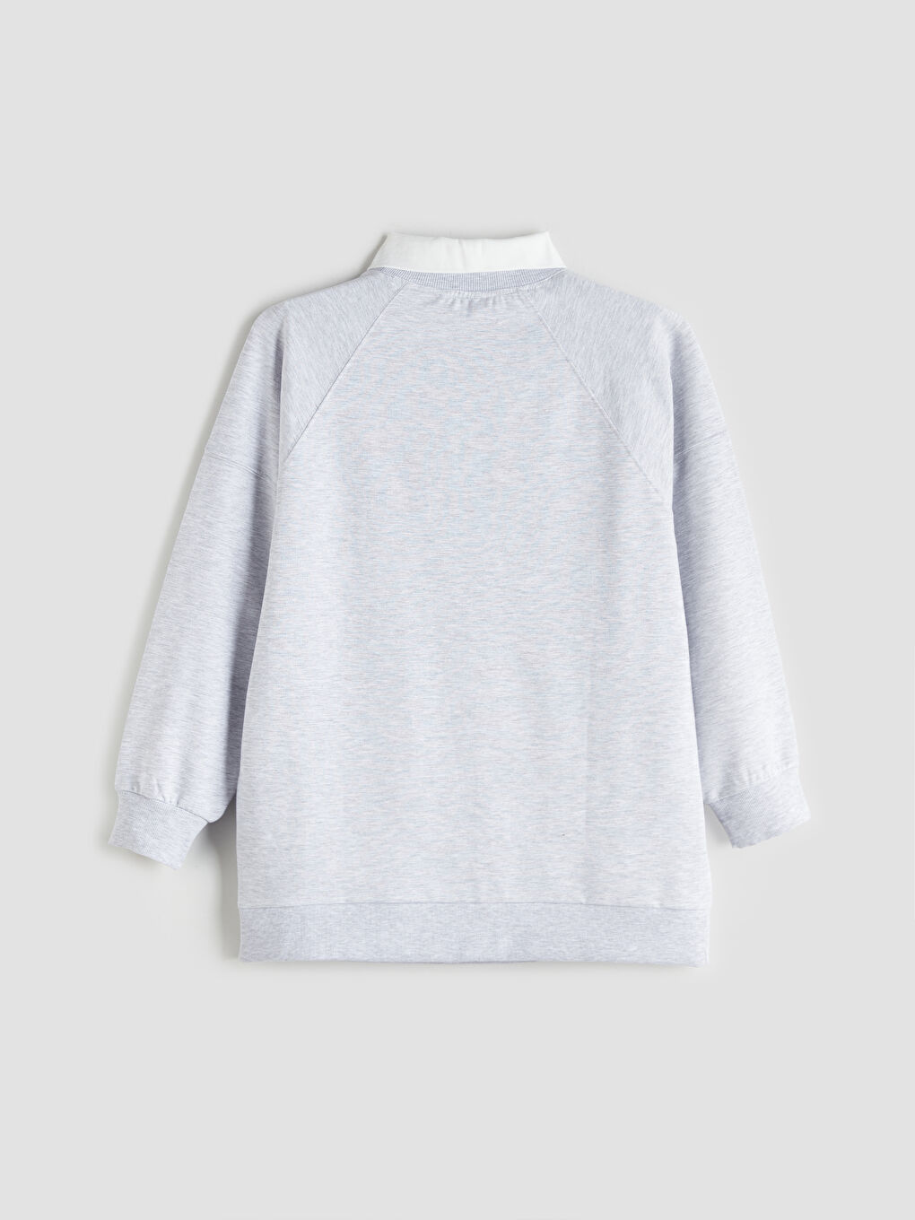 LCW Modest Woman GREY Sweatshirt Tunic -W5I859Z8-CT3