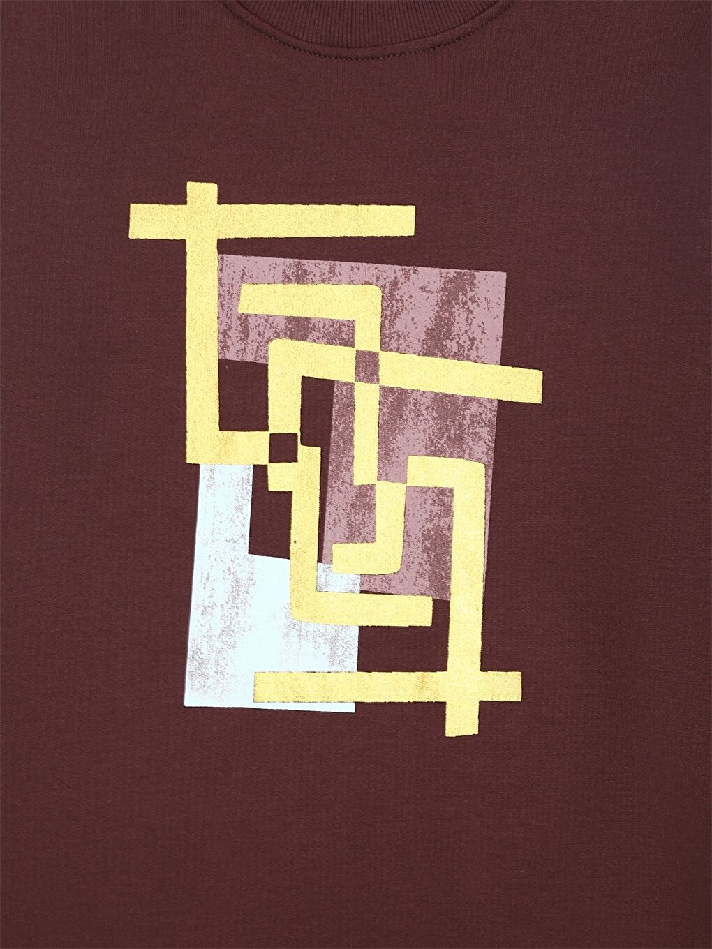 Woman BROWN Sweatshirt Tunic-2