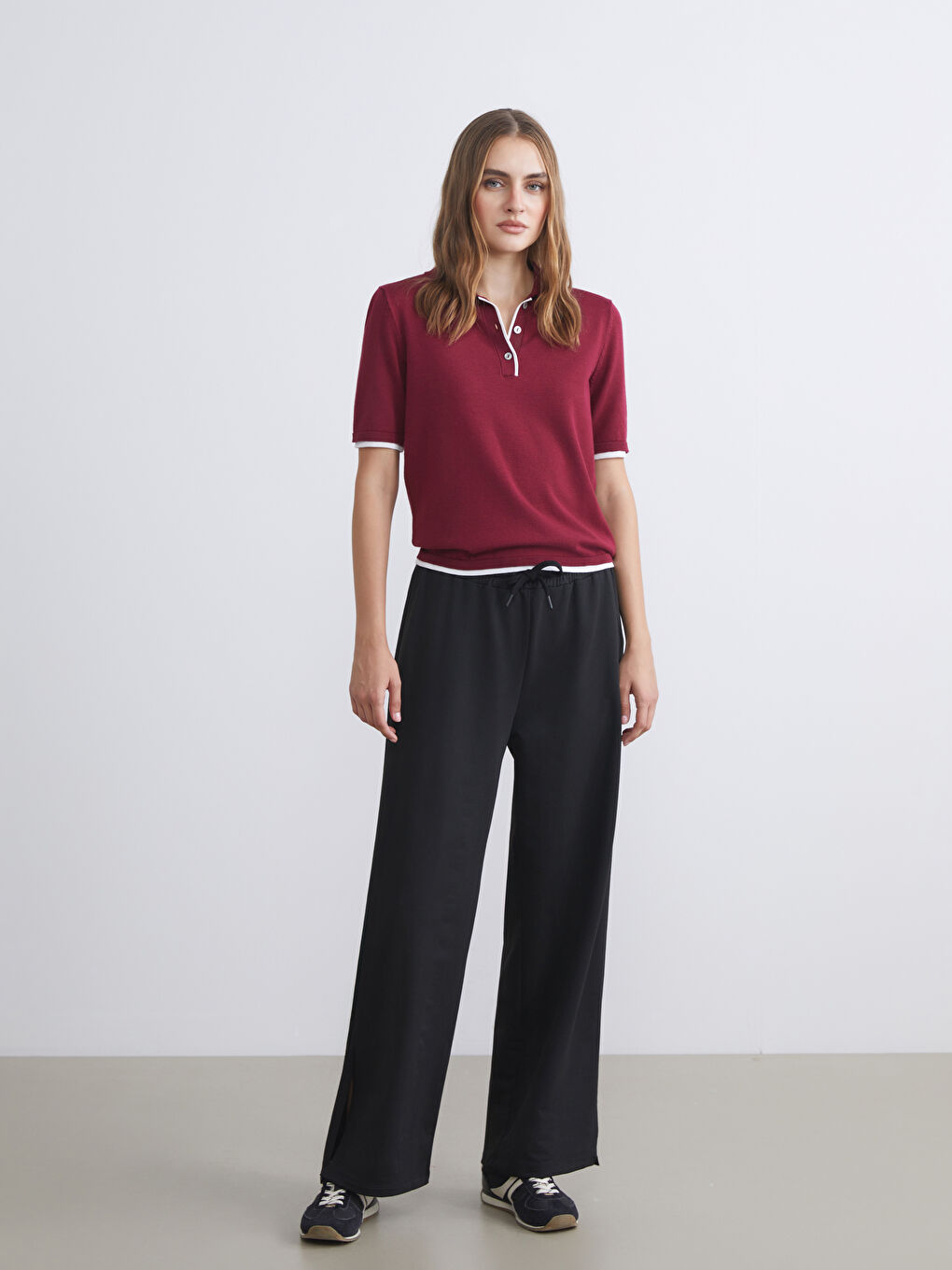 LCW ECO Women's Elastic Waist Sports Sweatpants -W5I869Z8-CVL