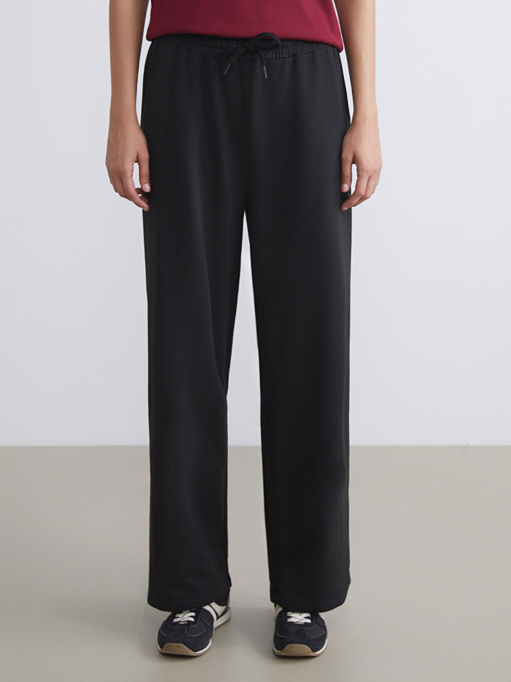 LCW ECO Women's Elastic Waist Sports Sweatpants -W5I869Z8-CVL