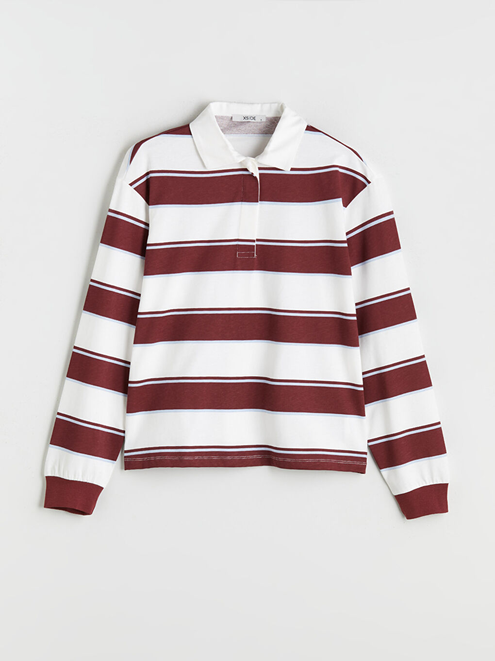 XSIDE Polo Neck Oversize Women's Sweatshirt -W5I873Z8-LET