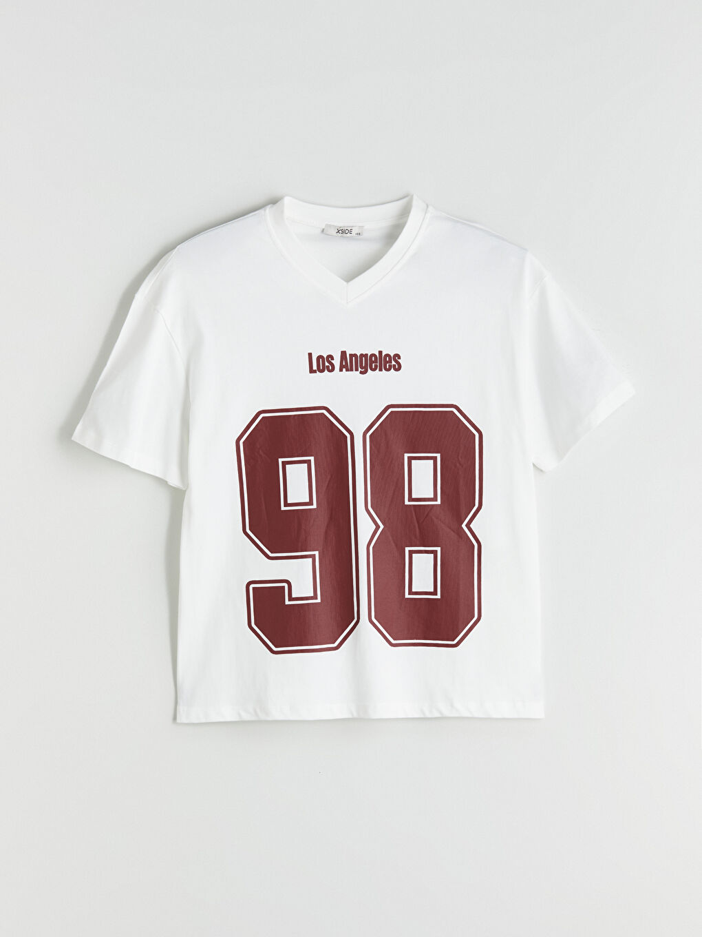 XSIDE Woman ECRU T-Shirt -W5I875Z8-R9J