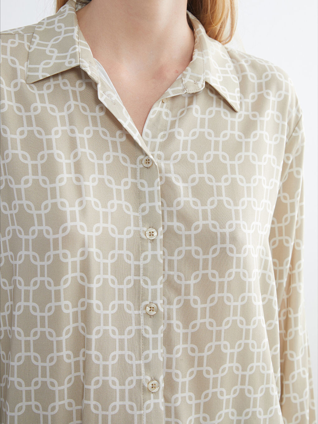 Patterned Women's Shirt-2