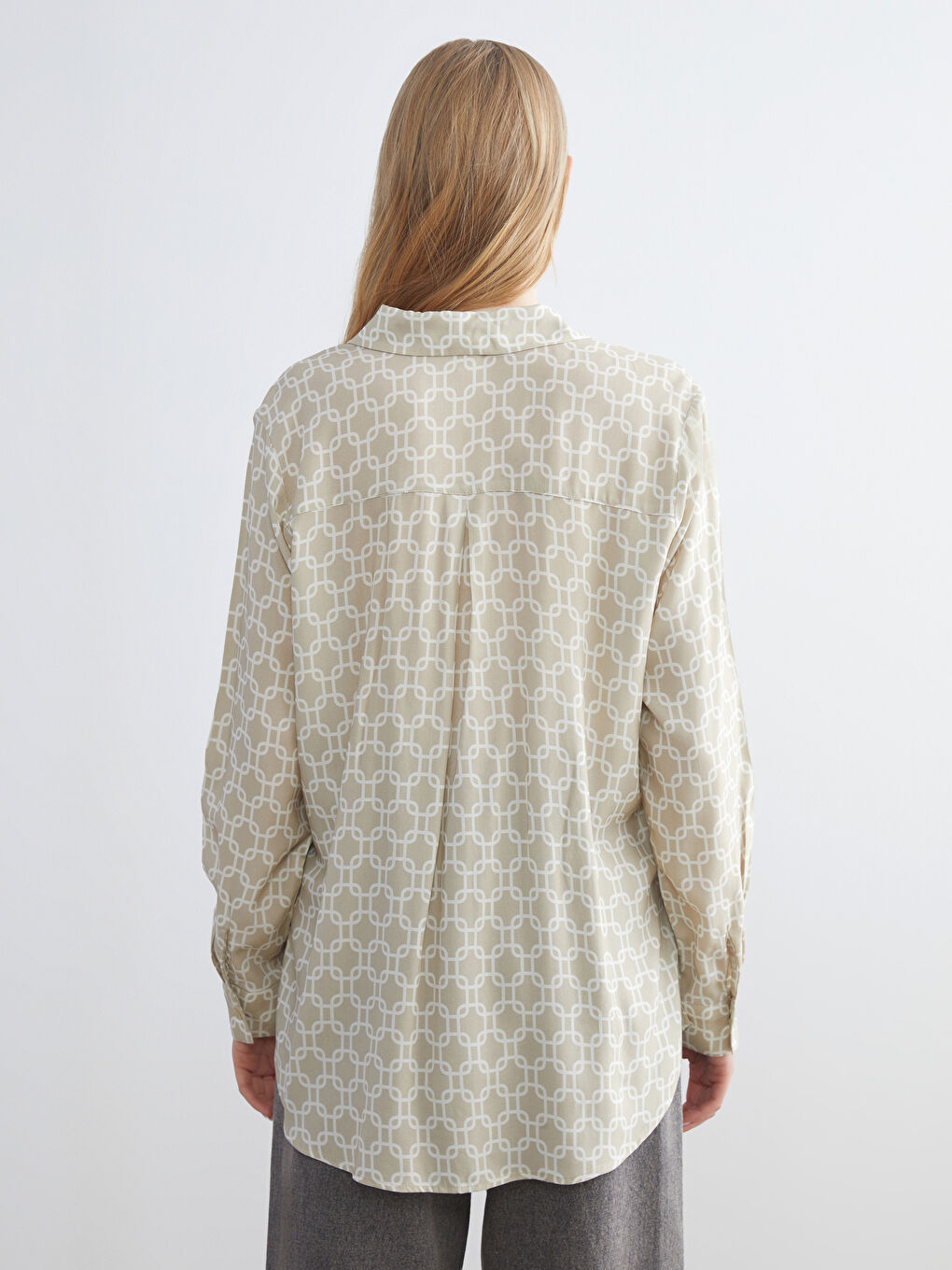 Patterned Women's Shirt-4