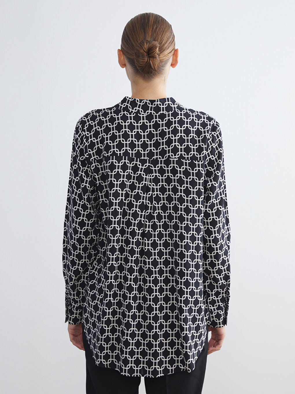 Patterned Women's Shirt-3