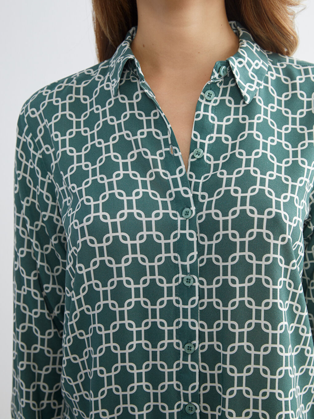 Patterned Women's Shirt-2