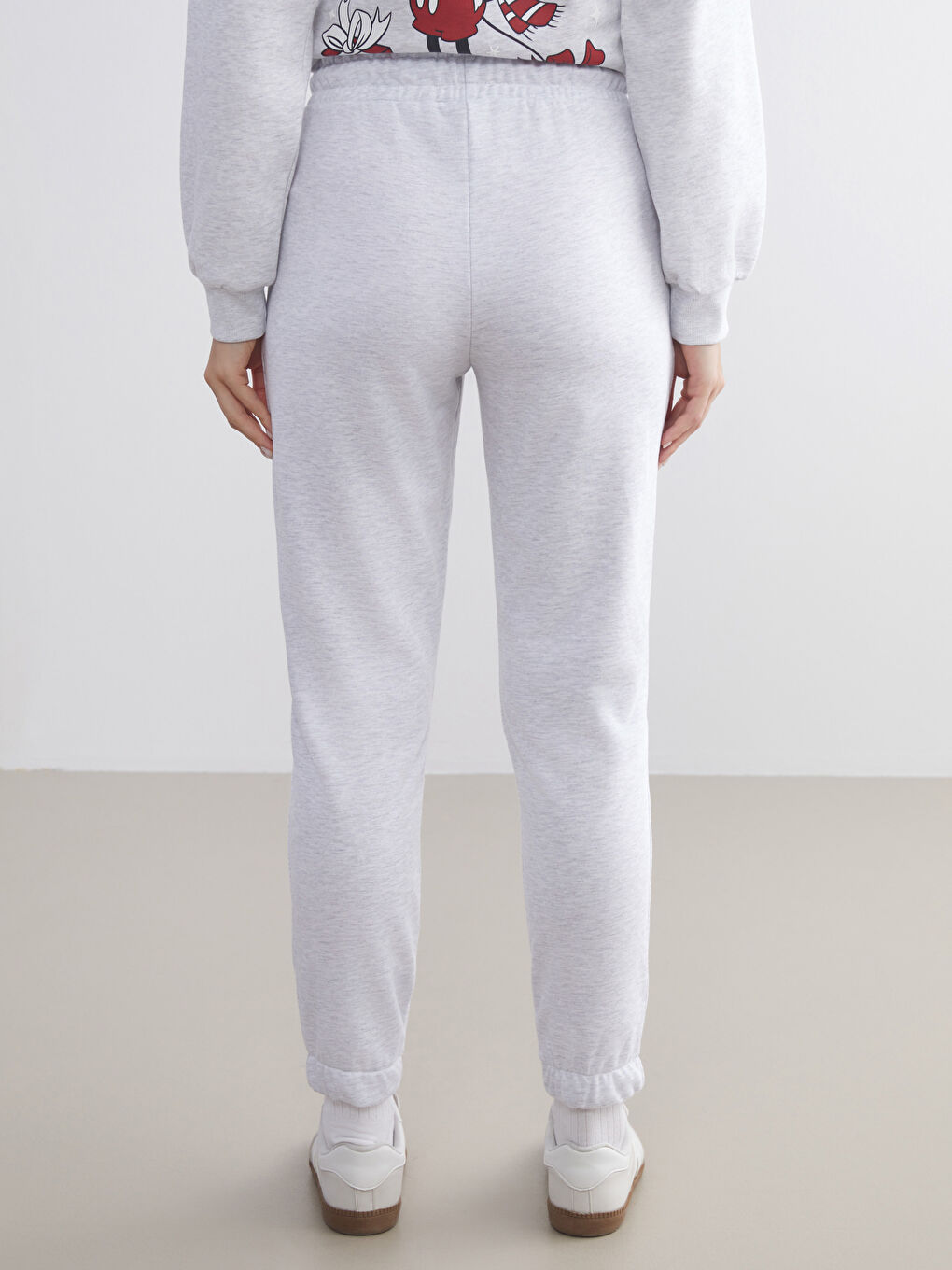 Elasticated Waist Women's Jogger Sweatpants-3