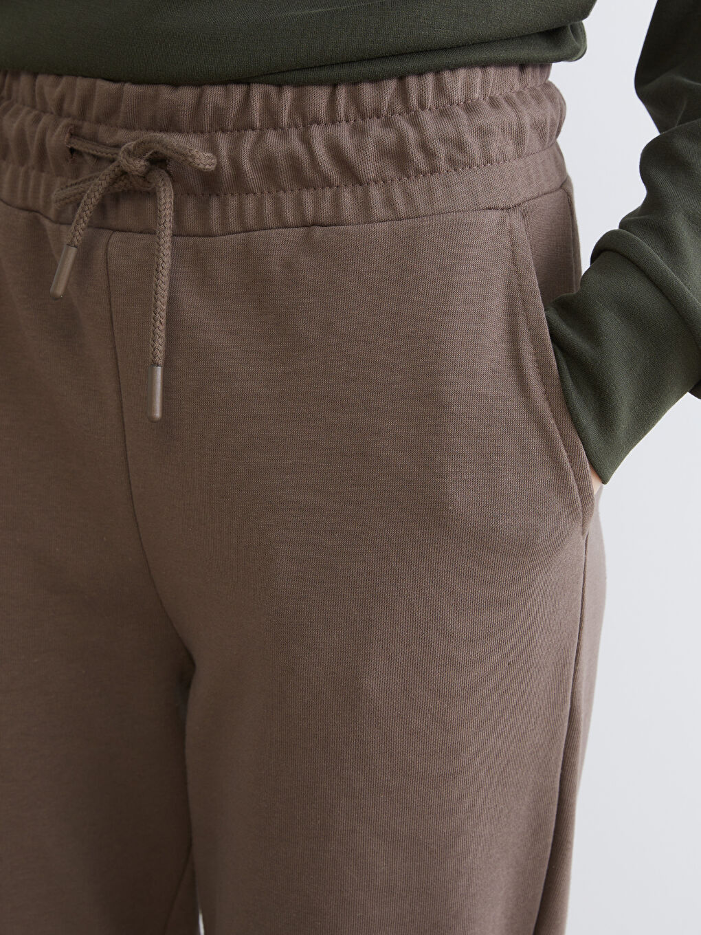 Elasticated Waist Women's Jogger Sweatpants-2