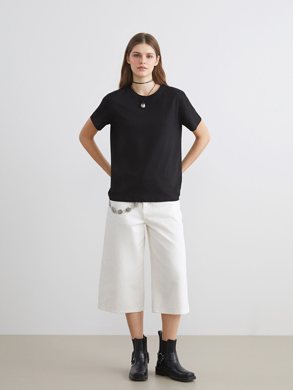 XSIDE Crew Neck Women's T-Shirt -W5I938Z8-CVL