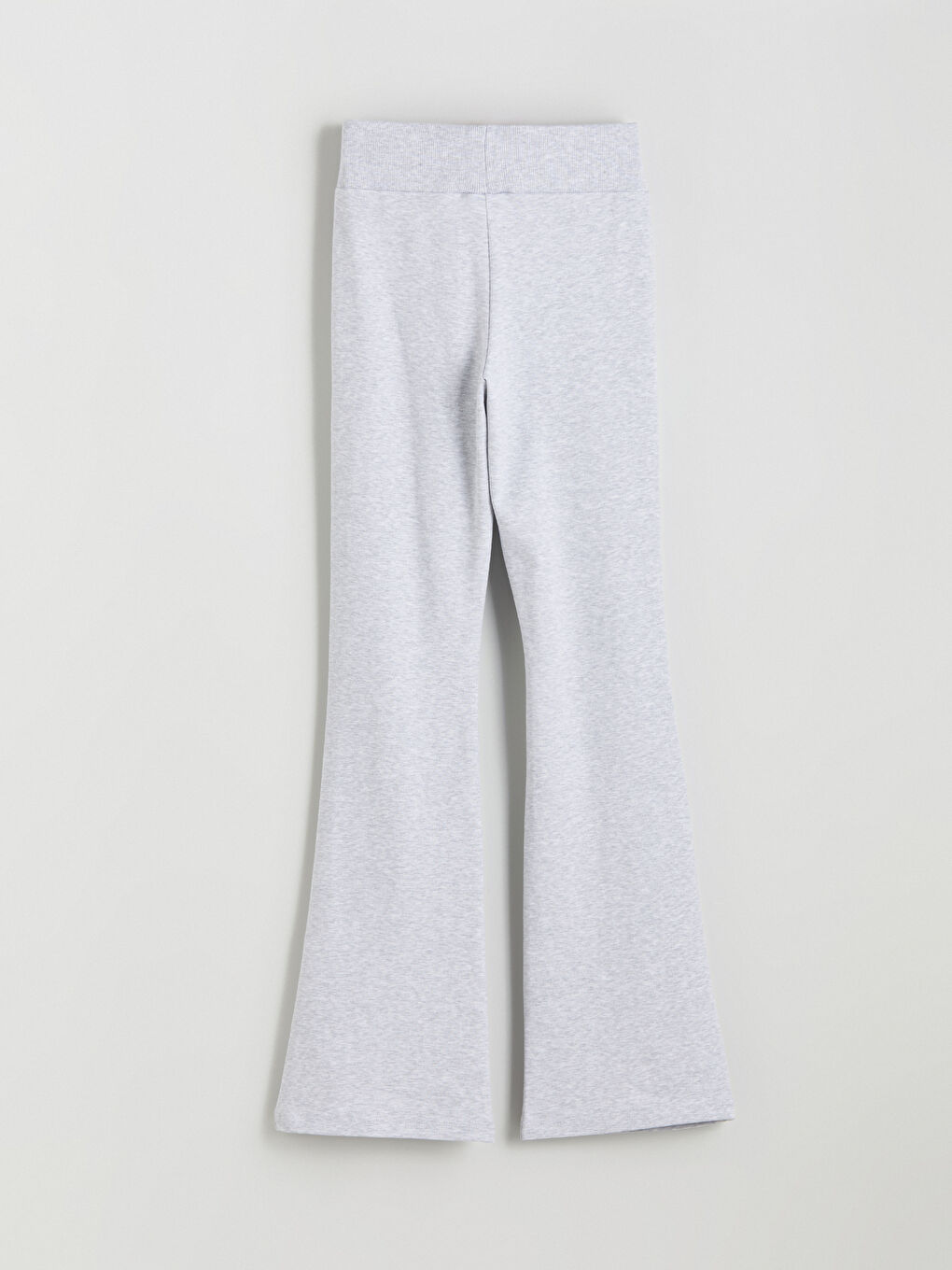 Gri Yüksel Belli İspanyol Paça Kadın Tayt-6