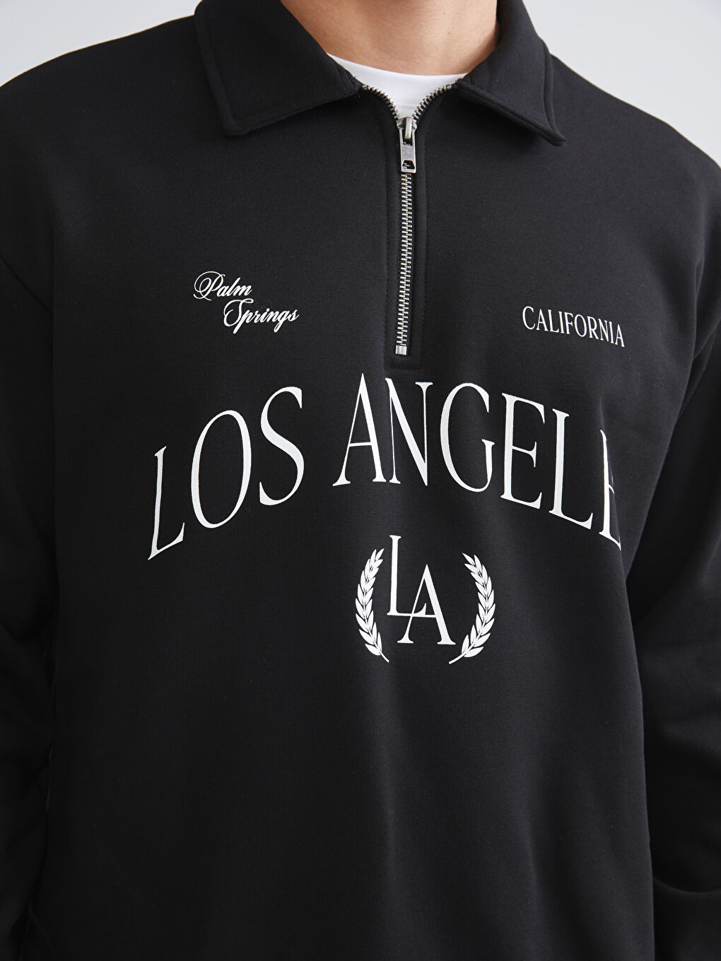 Мужчины Черный Свитшот-2