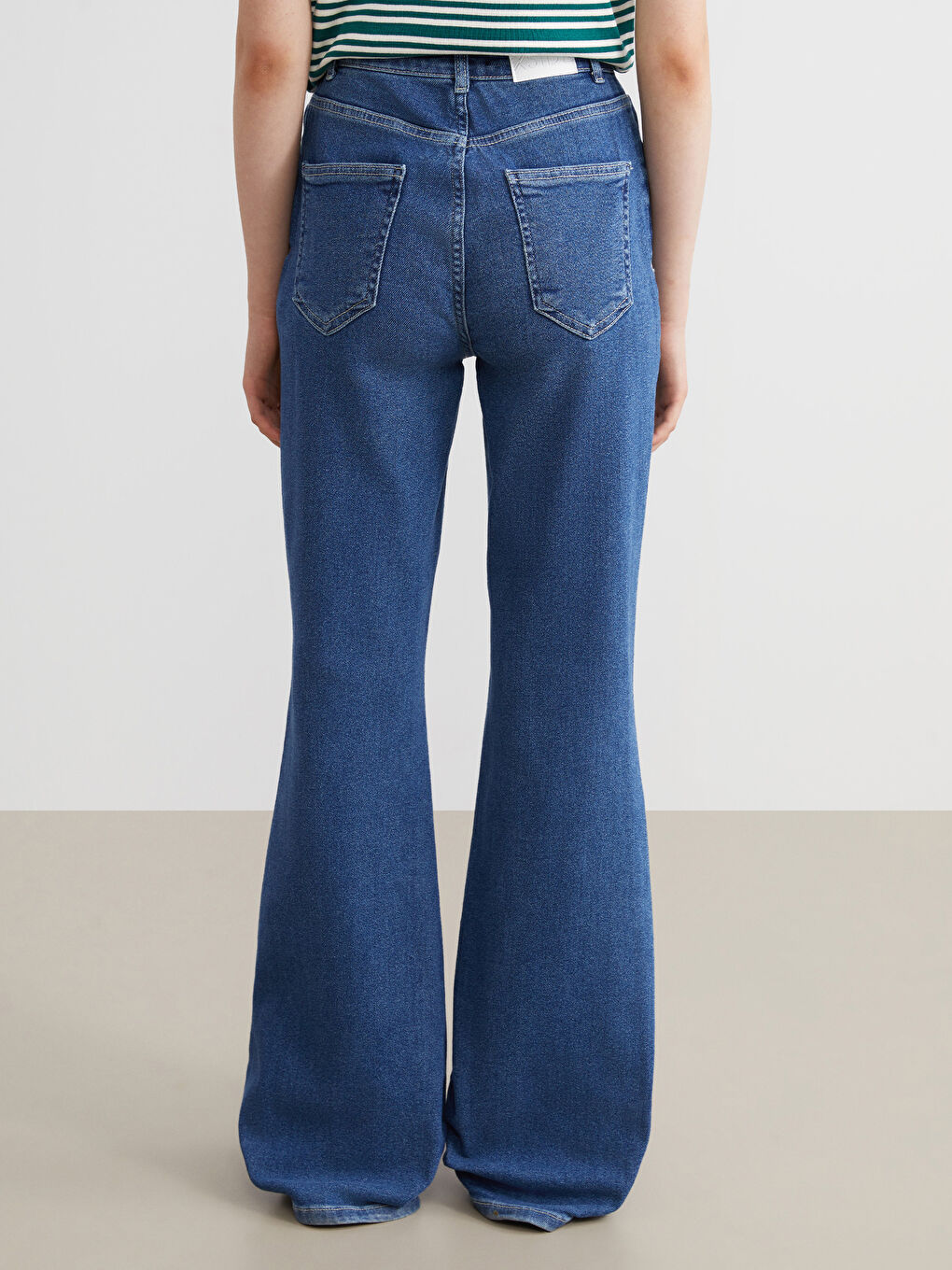 Mavi Mars Flare Kadın Jean Pantolon-8