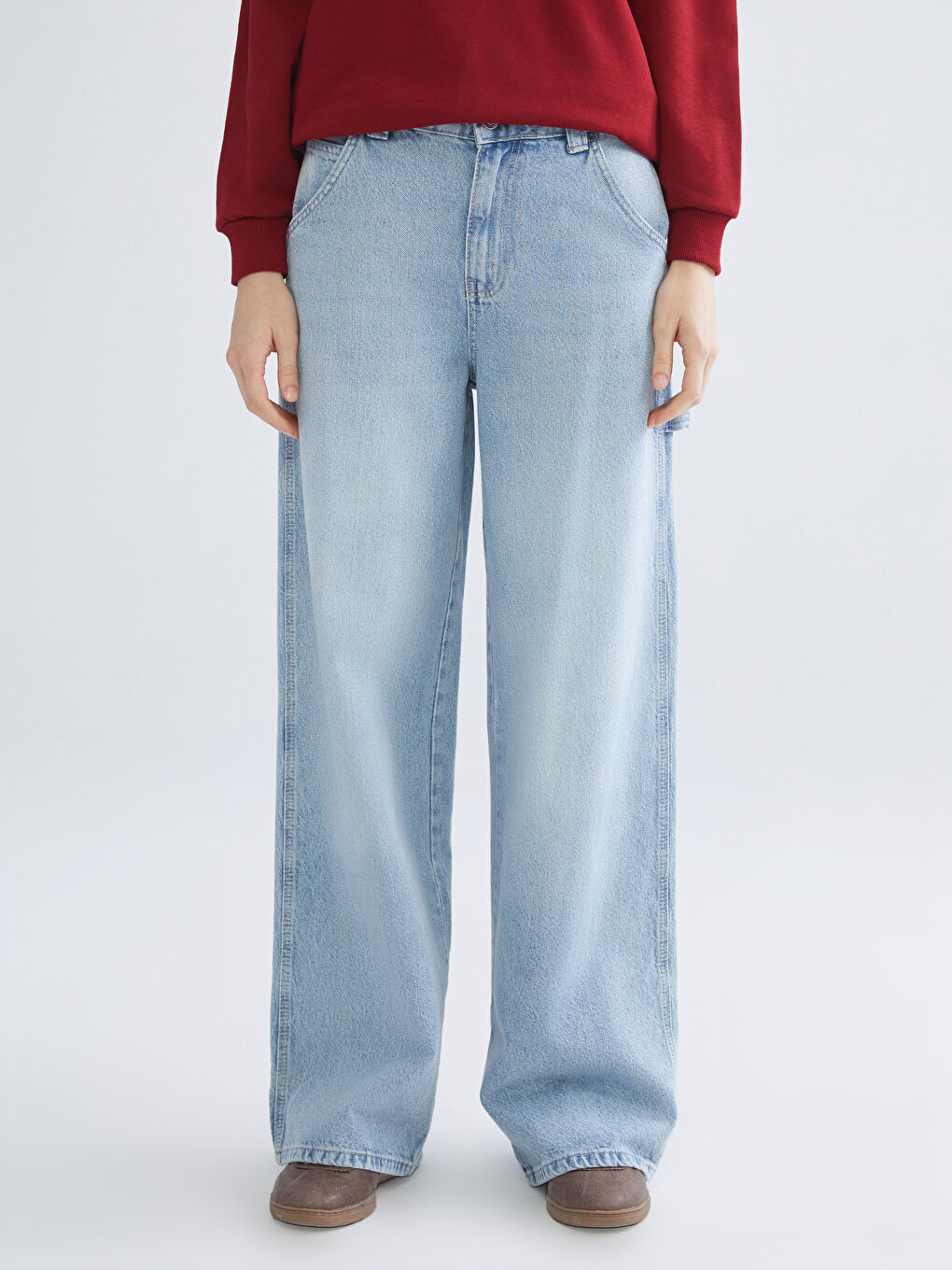 Mavi Baggy Fit Kadın Jean Pantolon-1