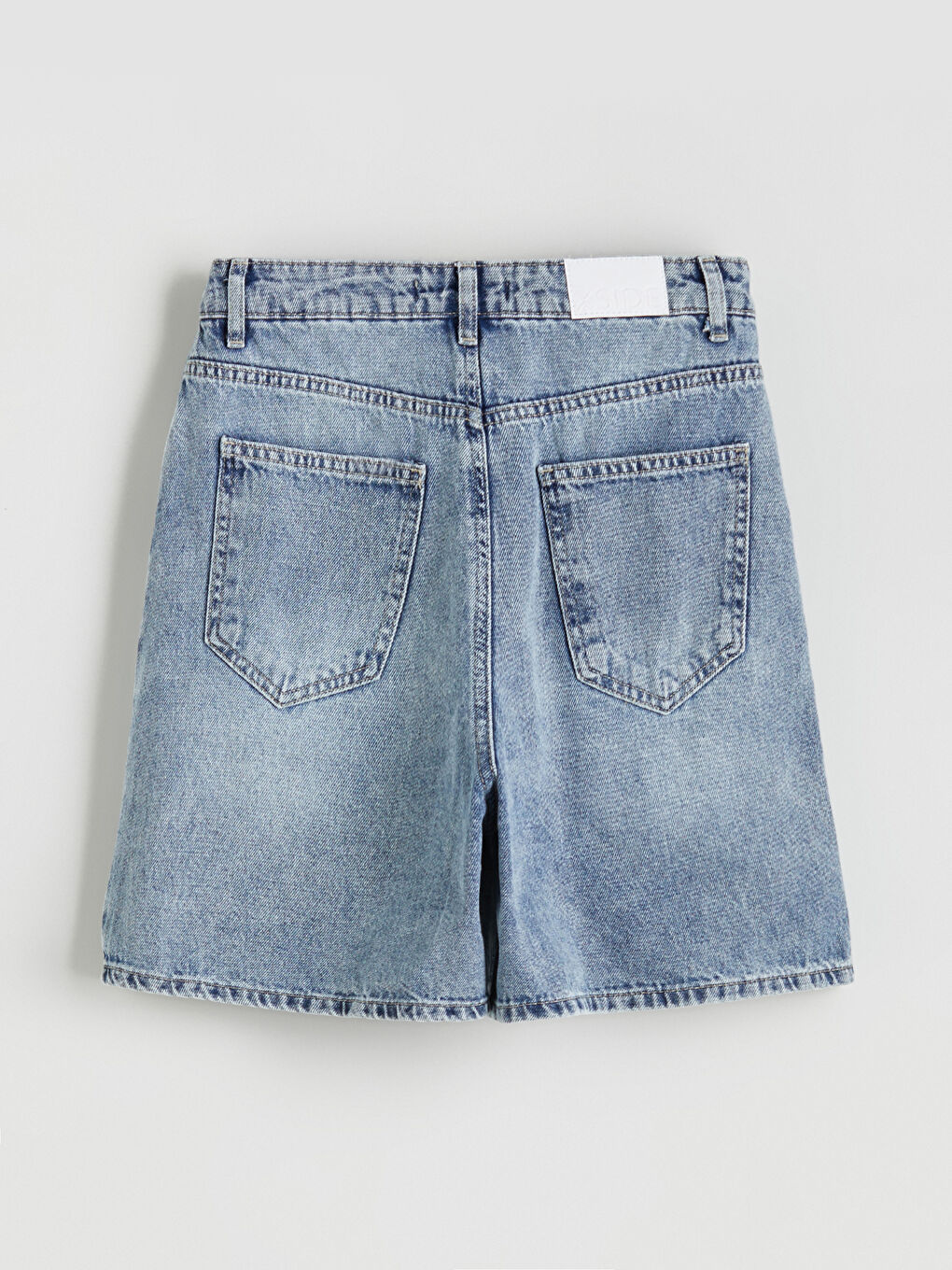 Mavi Dar Fit Kadın Jean Şort-5