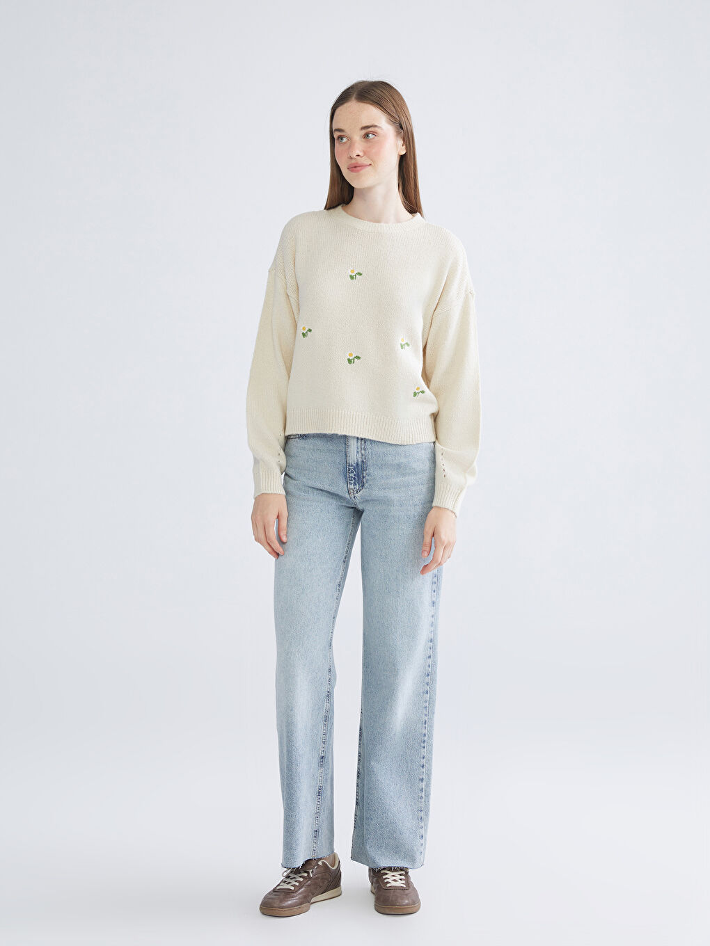 Mavi Wideleg Kadın Jean Pantolon