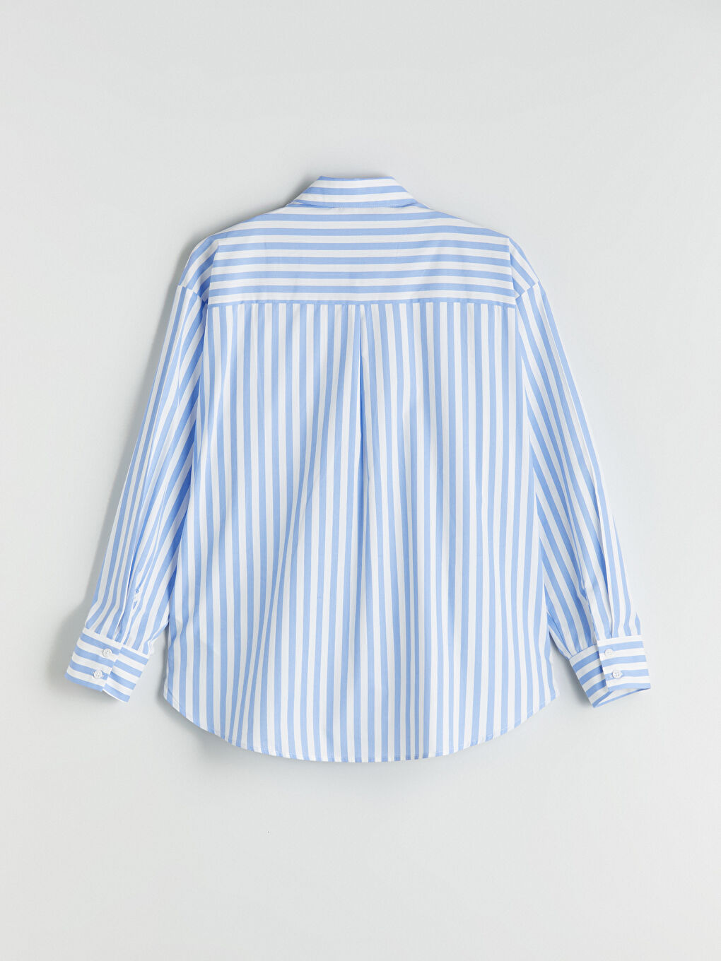 XSIDE Striped Oversize Poplin Women's Shirt -W5I982Z8-LEH