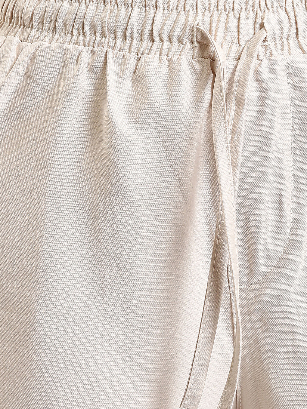 Elastic Waist Wide Leg Women's Trousers-2