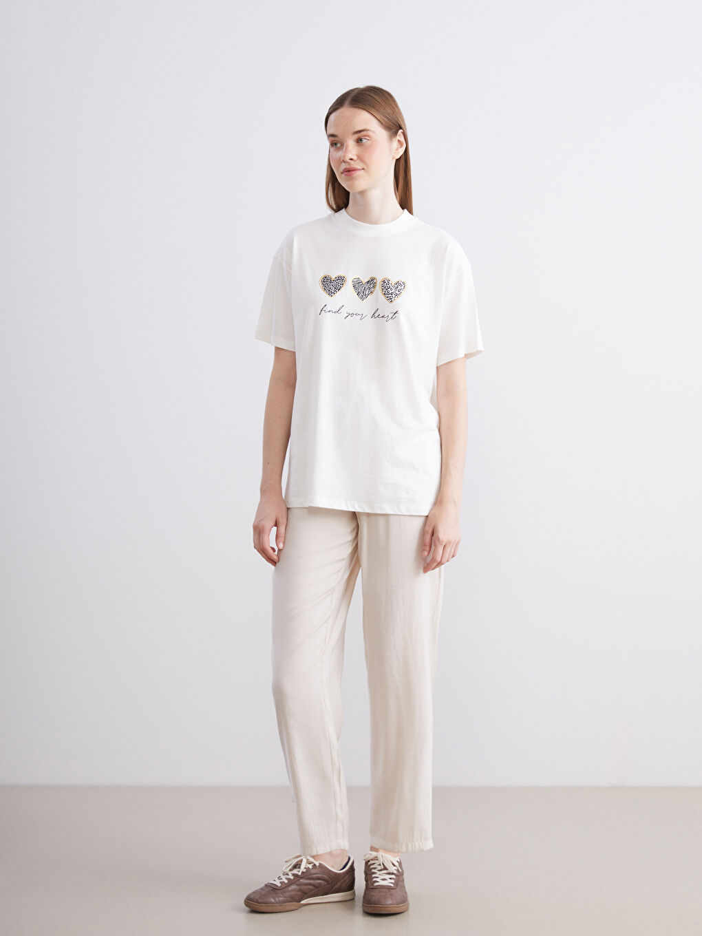 Elasticated Waist Modal Blend Women's Trousers