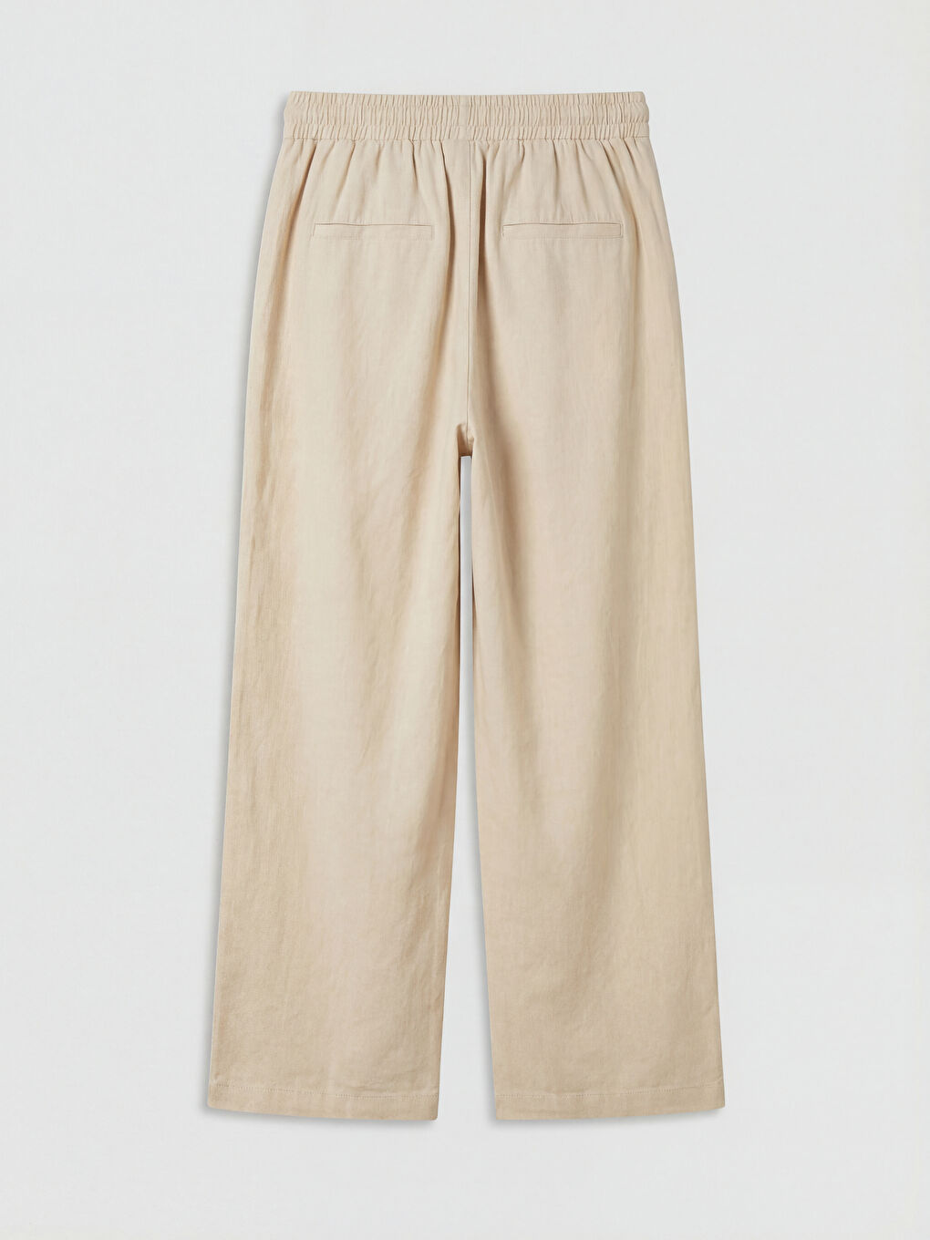 Elastic Waist Modal Blend Women's Trousers-6