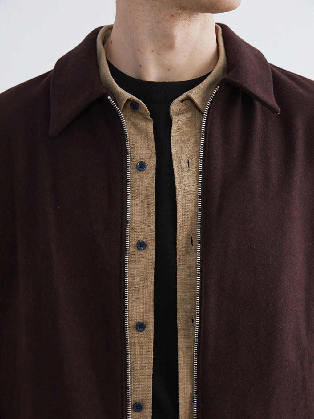 کۆتی کاشێتی یه‌خه‌ی كراس بۆ پیاوان فیتی ئاسایی-2