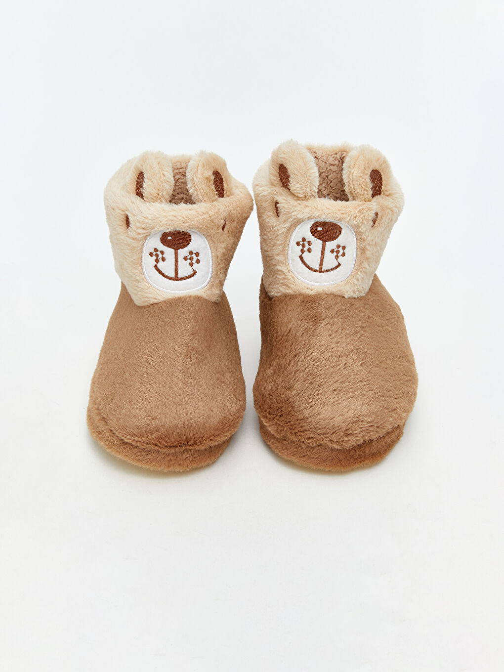 Kahverengi Pelüş Hayvan Figürlü Kadın Ev Botu-1