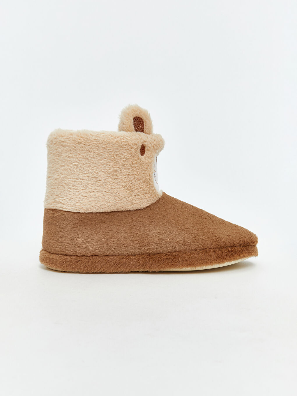 Kahverengi Pelüş Hayvan Figürlü Kadın Ev Botu-2