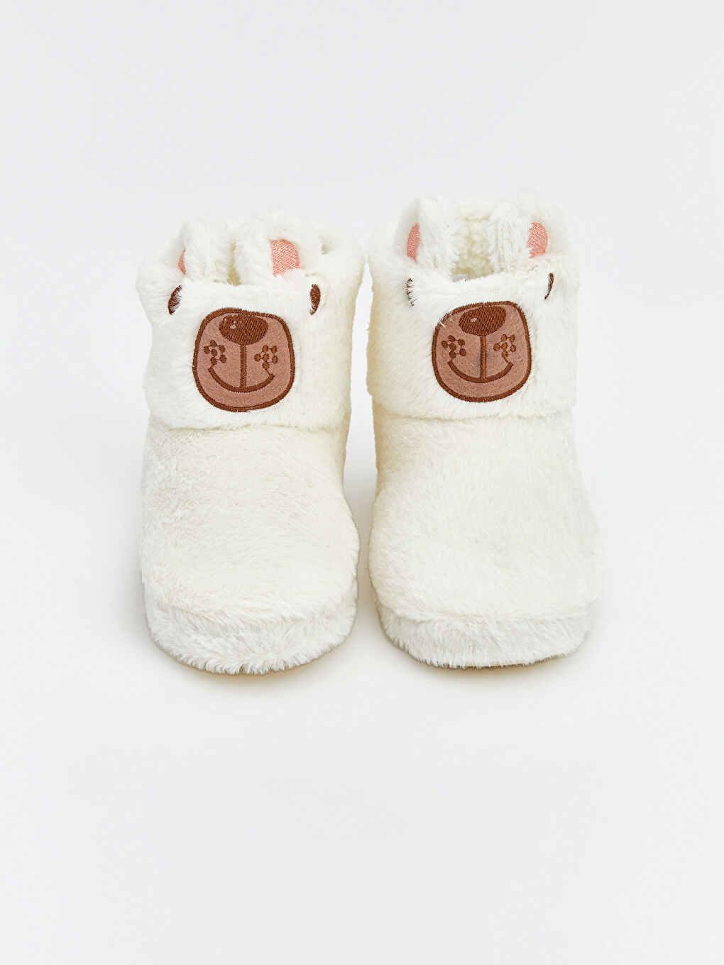Beyaz Hayvan Figürlü Kadın Pelüş Ev Botu-2