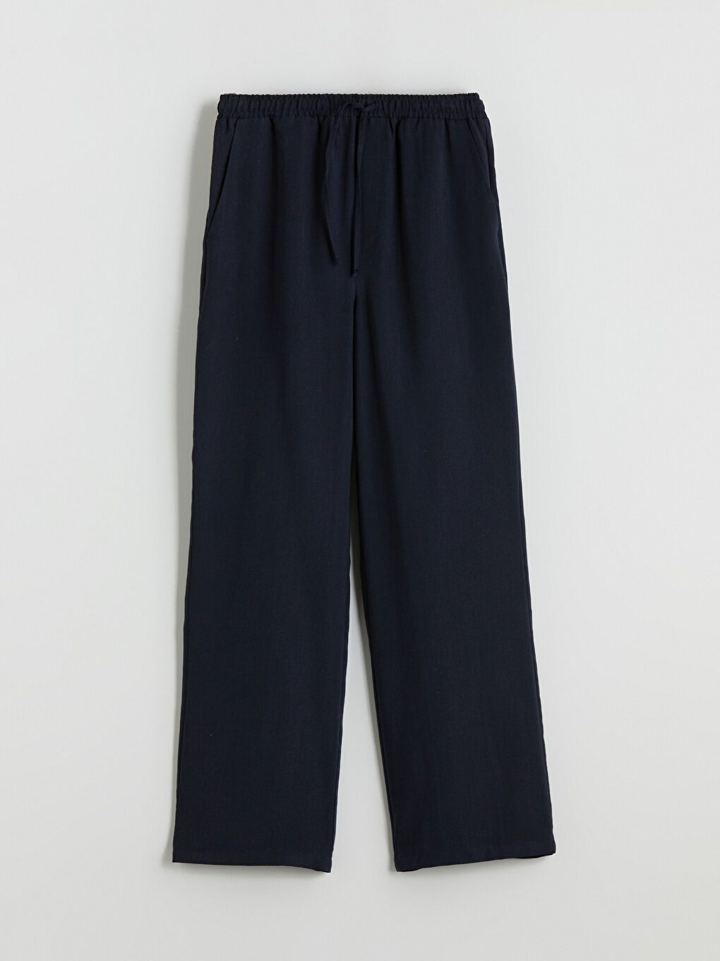 XSIDE Elastic Waist Wide Leg Women's Trousers -W5IA93Z8-CRP