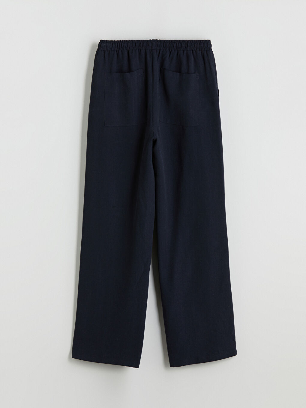 XSIDE Elastic Waist Wide Leg Women's Trousers -W5IA93Z8-CRP