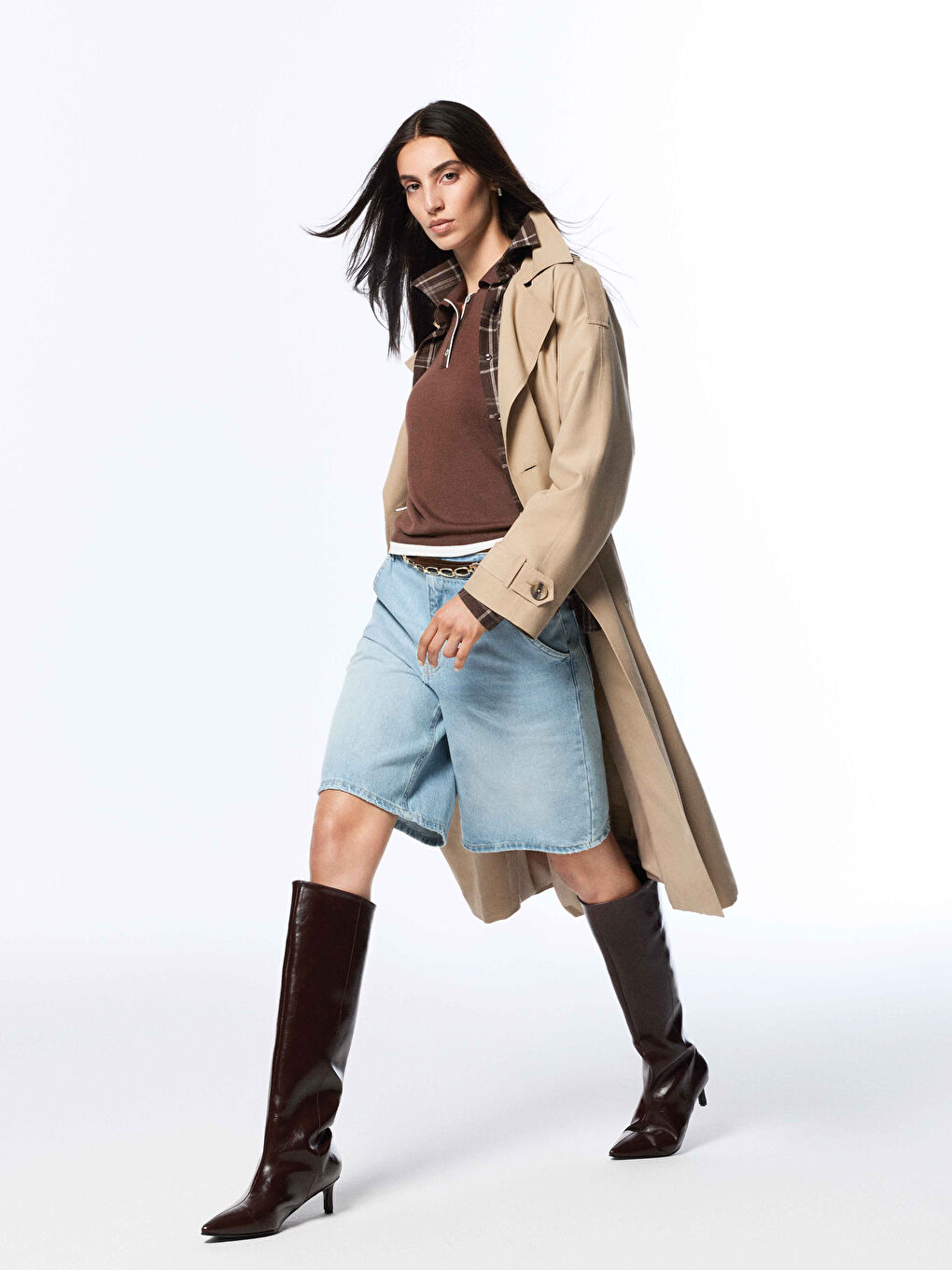 Bermuda Fit Women's Jean Shorts