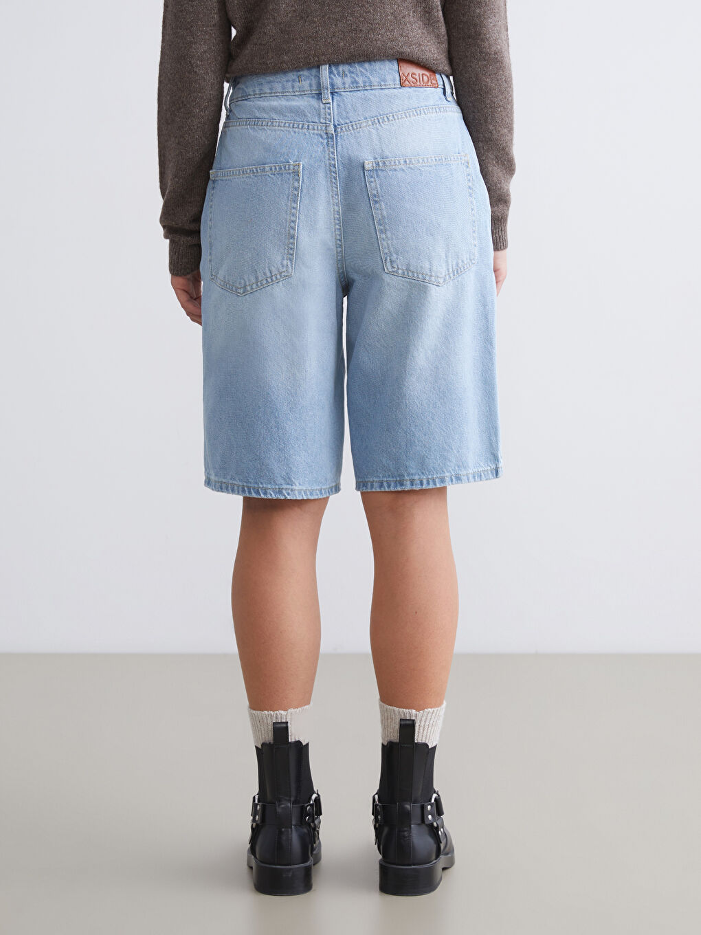 Bermuda Fit Women's Jean Shorts-5