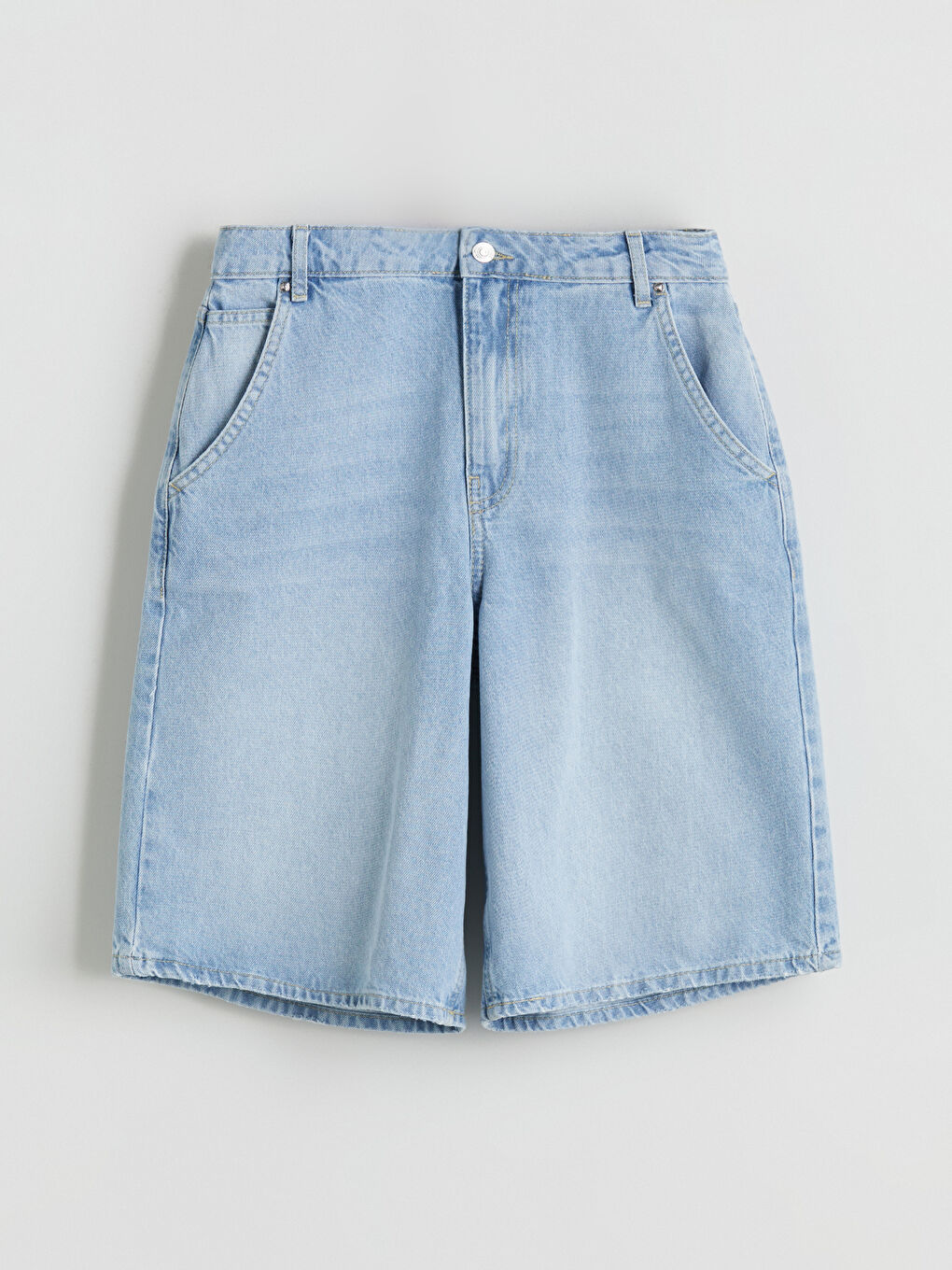 Bermuda Fit Women's Jean Shorts-6