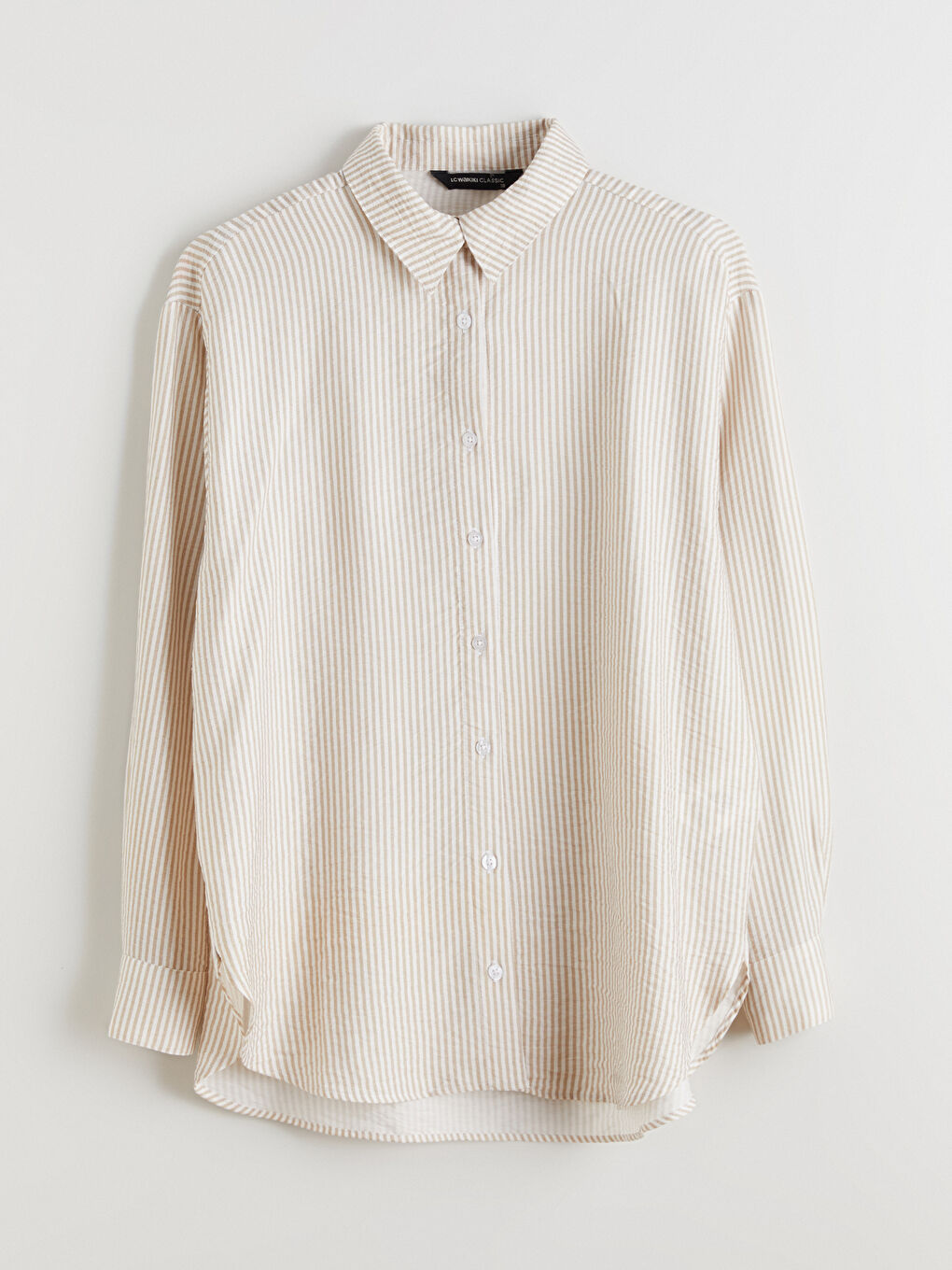 Striped Oversize Women's Shirt-4