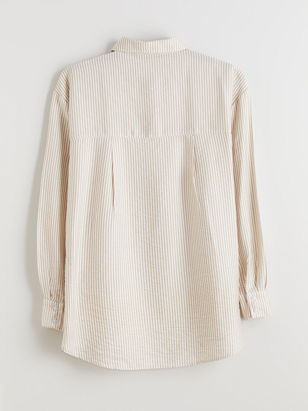 Striped Oversize Women's Shirt-5