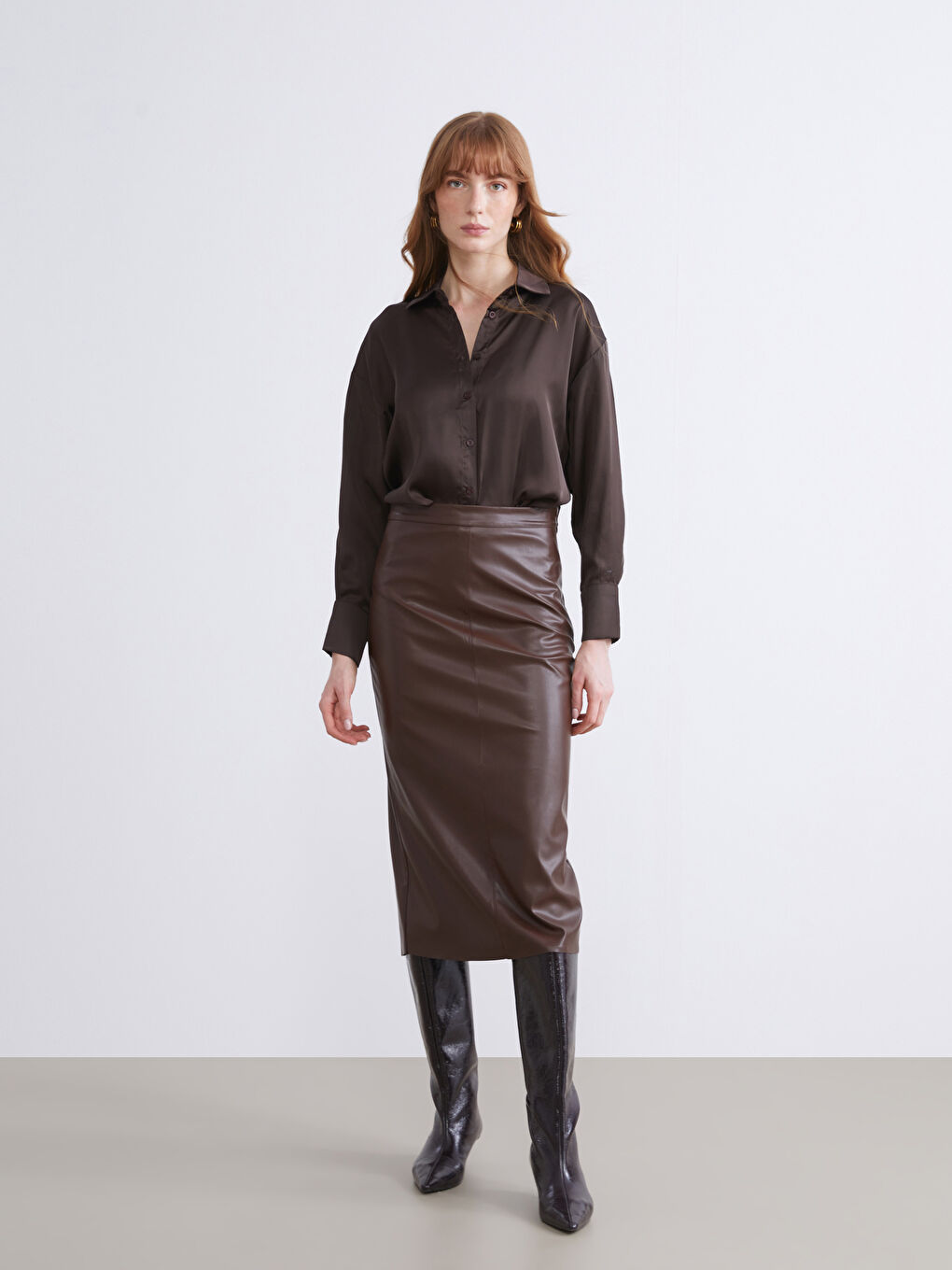 Satin Women's Shirt-1