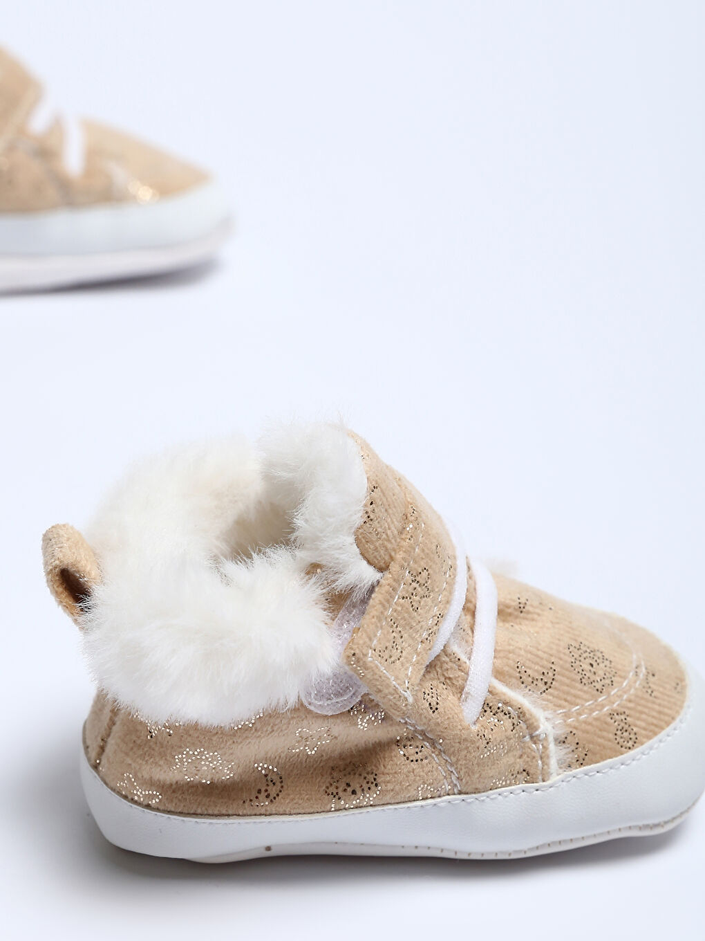 Laces & Hook-and-Loop Baby Girls' Pre-Walking Shoes-6