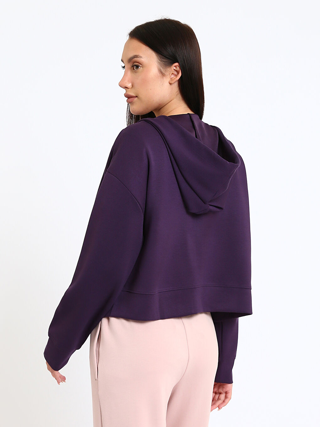 კაპიუშონიანი ელვიანი ზედა ქალებისთვის-4