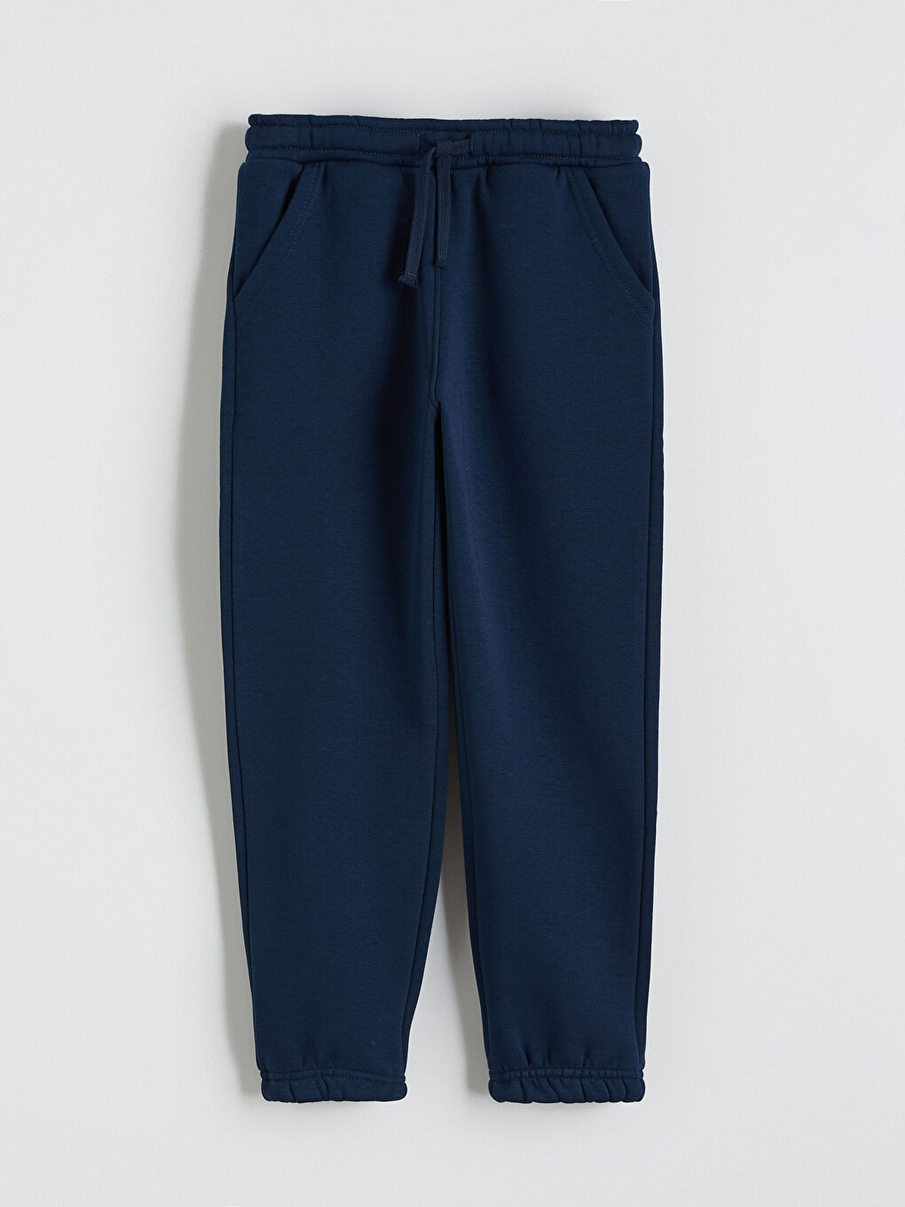 Lacivert Bisiklet Yaka New York Baskılı Erkek Çocuk Eşofman Takımı-5