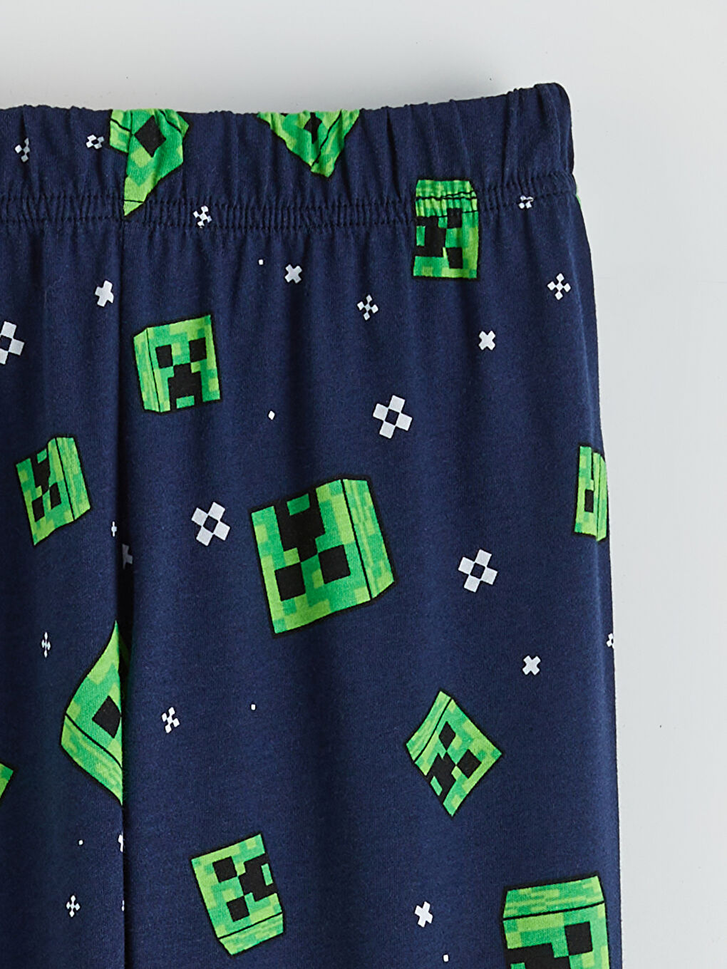 Kırmızı Minecraft Baskılı Erkek Çocuk Pijama Takımı-5