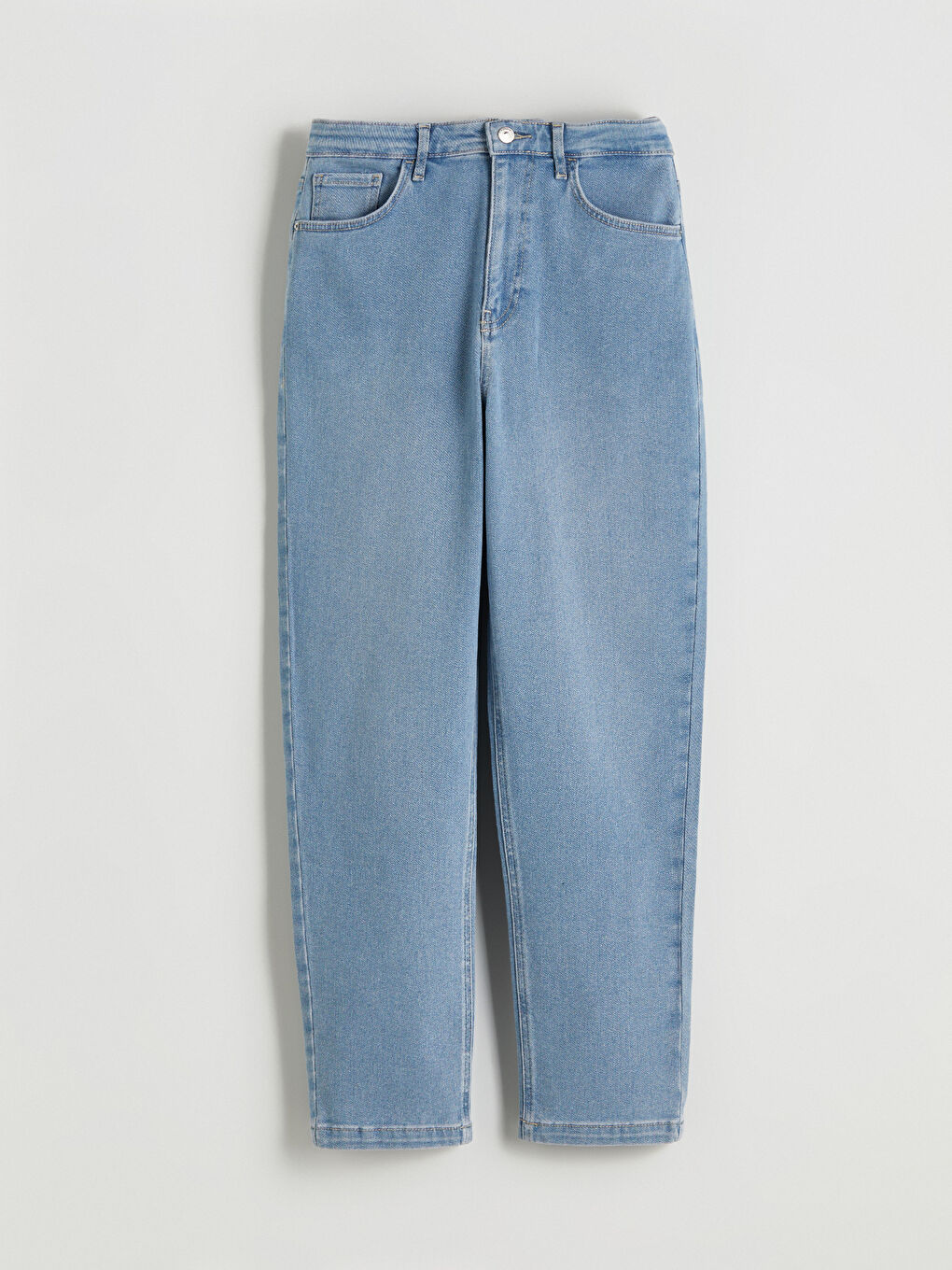 İndigo Mom Fit Kadın Jean Pantolon-6