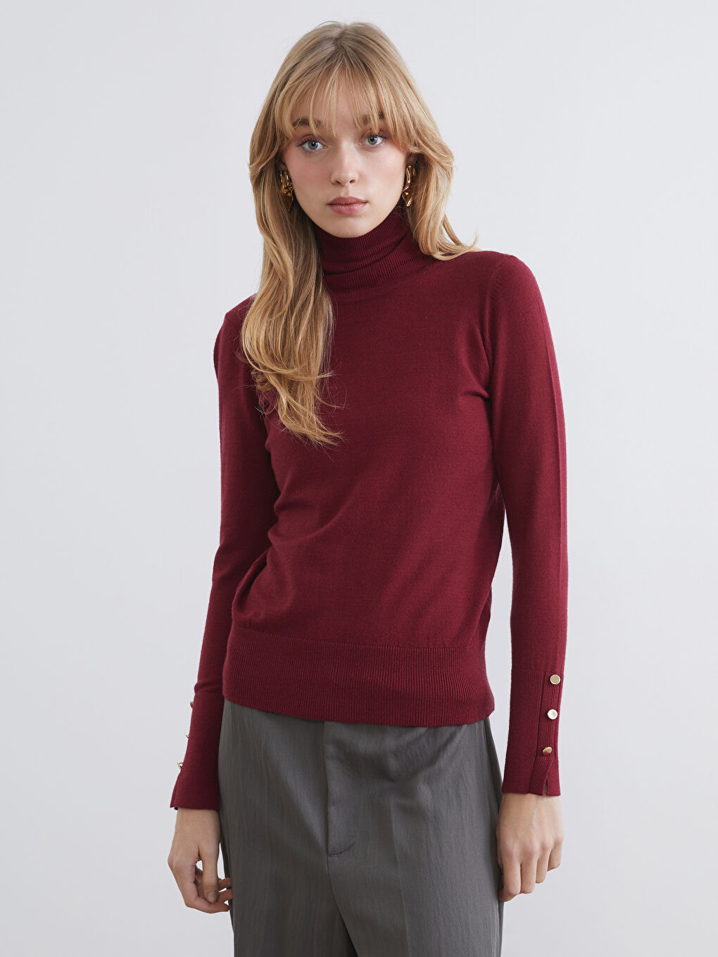 Turtleneck Women's Knitwear Sweater