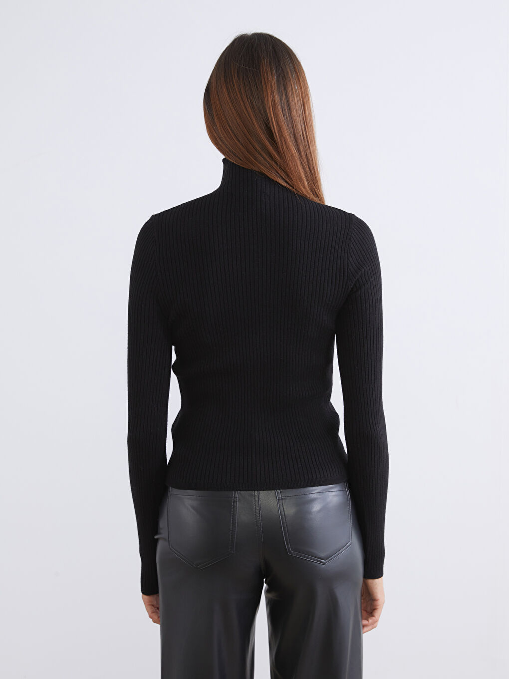 Half Turtleneck Women's Knitwear Sweater-3