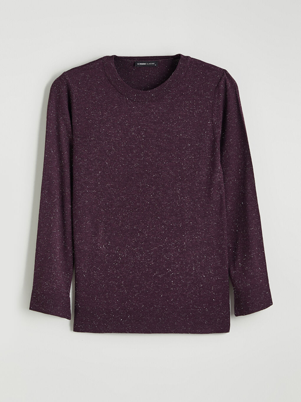 Crew Neck Bright Look Long Sleeve Women's Knitwear Sweater-4