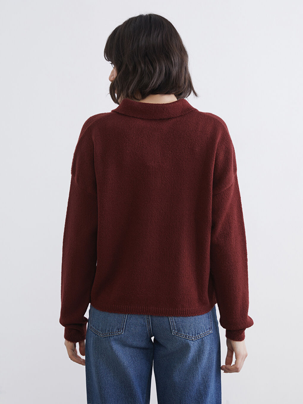 Woman BORDEAUX Sweater-3