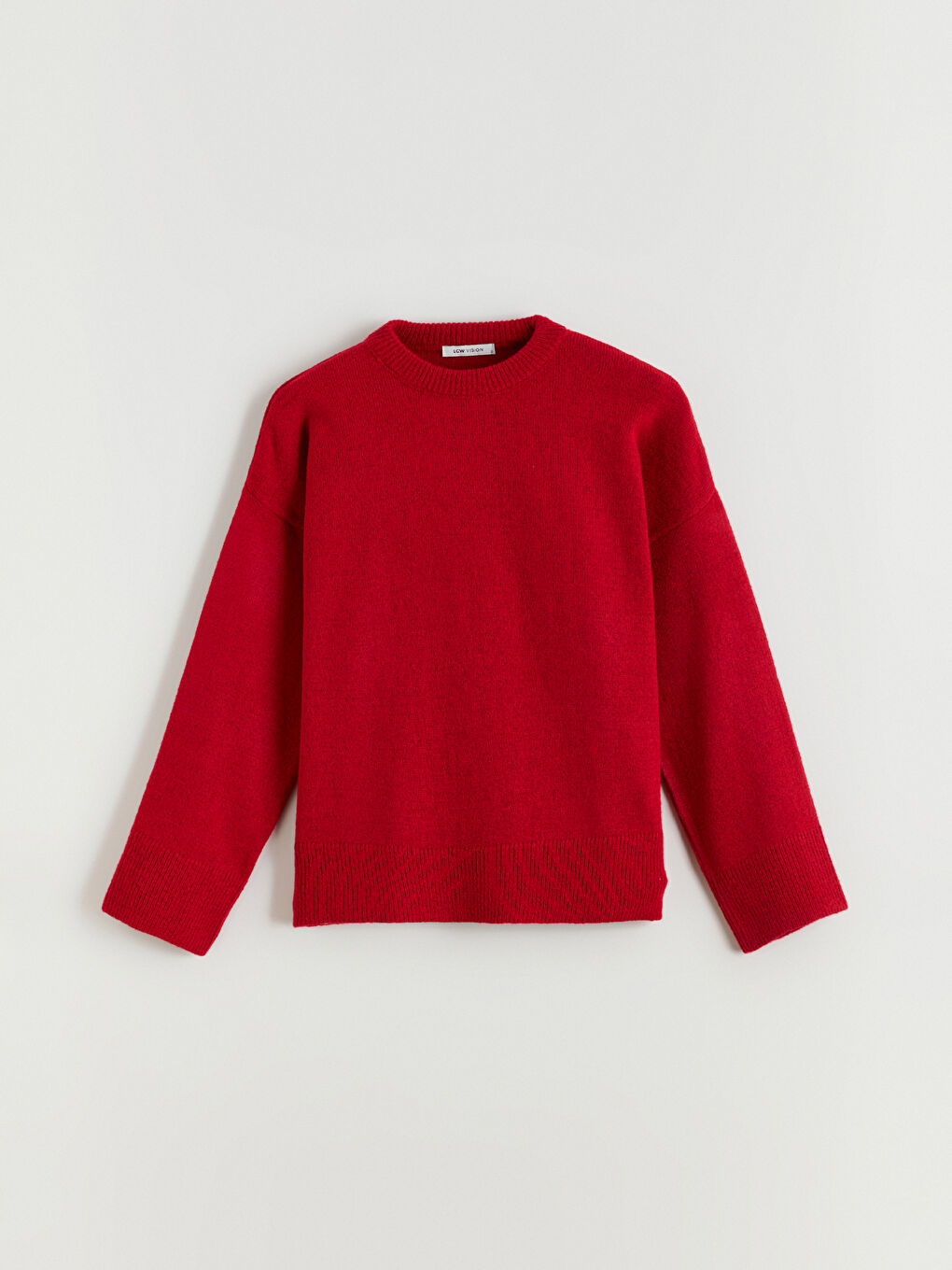 Crew Neck Oversize Women's Knitwear Sweater-4