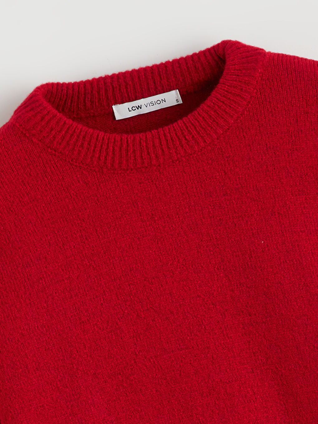 Crew Neck Oversize Women's Knitwear Sweater-5